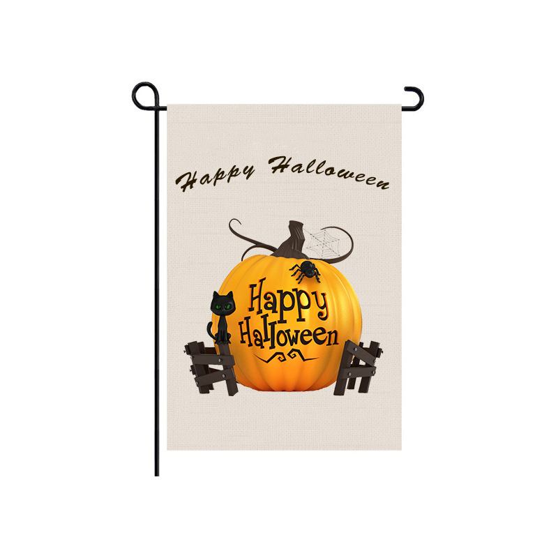 Halloween Garden Banner Pumpkin Ghost Νέο Προϊόν Χριστουγεννιάτικη Πασχαλινή Διακόσμηση Κήπου