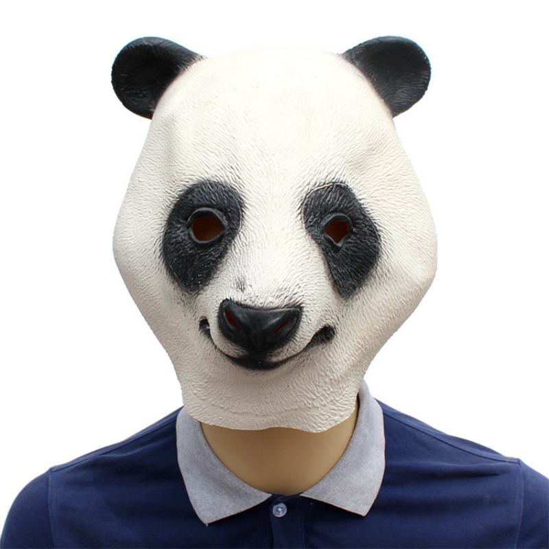 Halloween New Holiday Party Supplies Aanimal Latex Mask Giant Panda 37*32*27