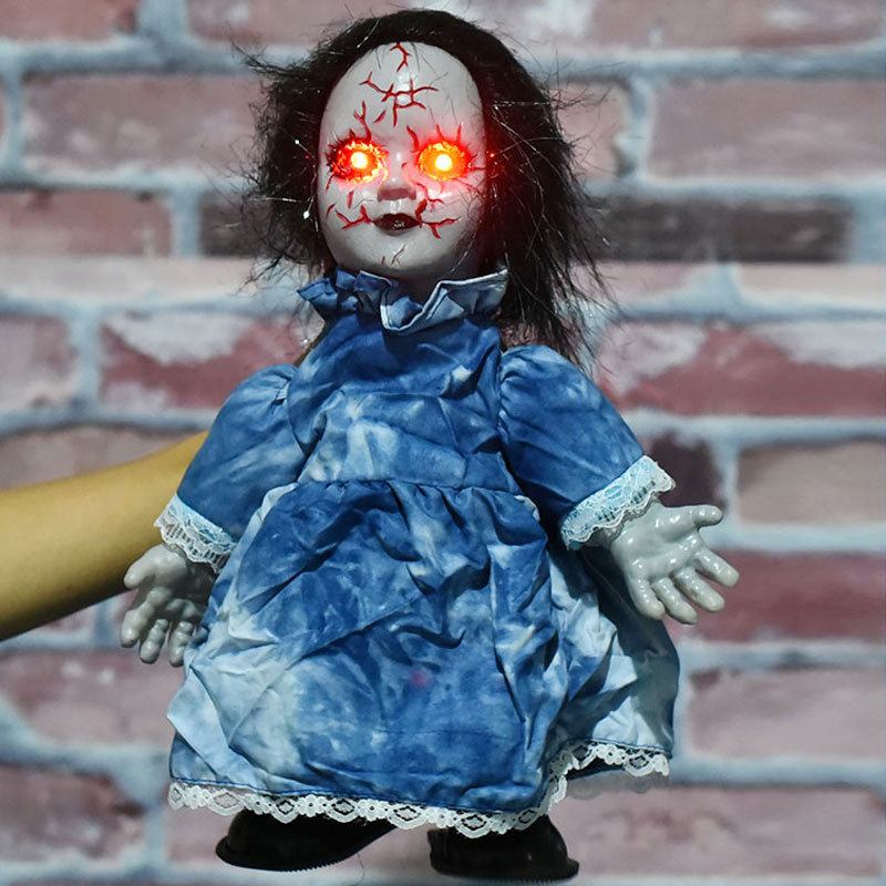 Halloween Toys Funny Props Walking Ghost Doll Χαριτωμένη Διακόσμηση Φωτεινή Δημιουργικά Διακοσμητικά Διάταξη Χονδρική