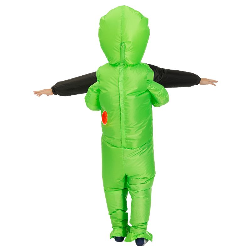 Hot Green Alien Φουσκωτό Κοστούμι Cosplay Funny Blow Up Suit Πάρτι Φανταστικό Φόρεμα Αποκριάτικη Στολή Για Ενήλικα Παιδιά