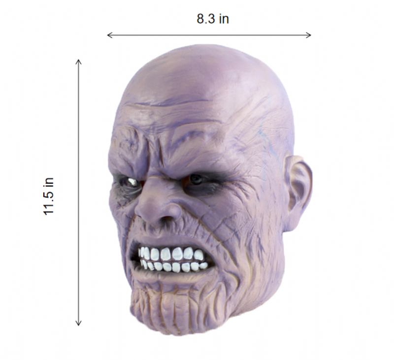 Infinity War Superhero Mask Latex Full Head Halloween Cosplay Props