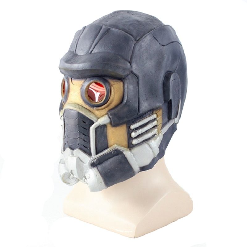 Κράνος Latex Newest Guardians Star Cosplay Lord Mask Lifesize