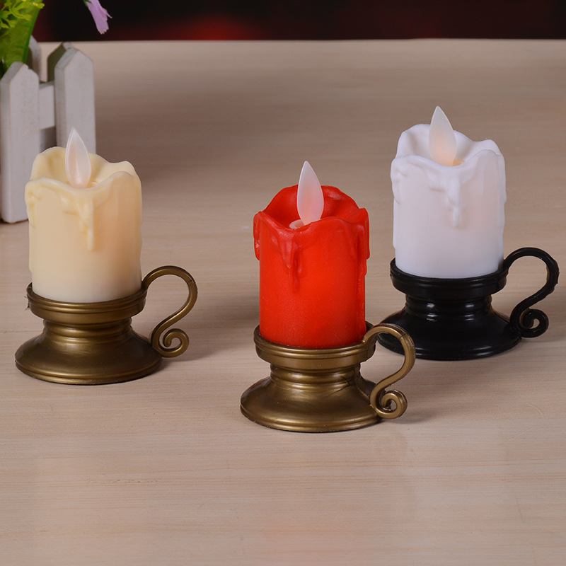 Led Electronic Candle Swing Movement Bar Club Retro Decoration Christmas Wine Glass Simulation Light