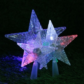 Led Luminous Tree Top Star Χονδρικό Εμπόριο Hot Sale Ps Πλαστικά Χριστουγεννιάτικα Διακοσμητικά Προσαρμοσμένη Δημιουργική Διακόσμηση Πάρτι