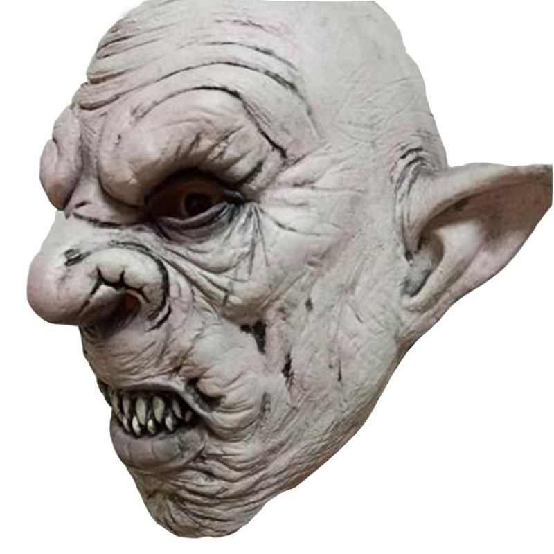 Νέο Latex Halloween Headgear Horror Mutant Goblin Mask Prom Haunted House Secret Room Dress Up Props