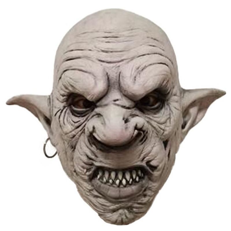 Νέο Latex Halloween Headgear Horror Mutant Goblin Mask Prom Haunted House Secret Room Dress Up Props