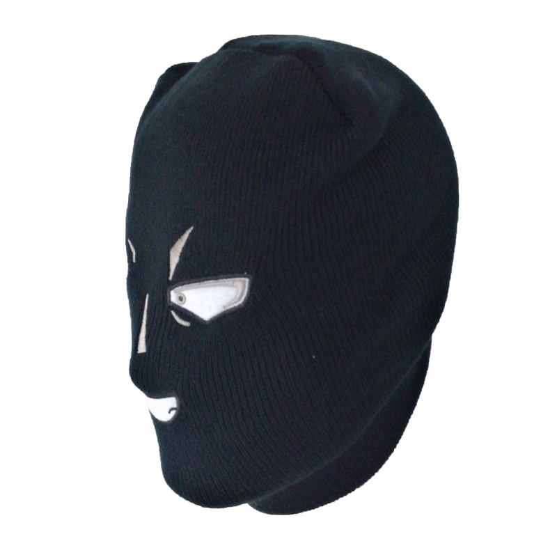 Ντετέκτιβ Conan Weird Black Man Hooded Funny Mask Πλεκτό Μάλλινο Καπέλο