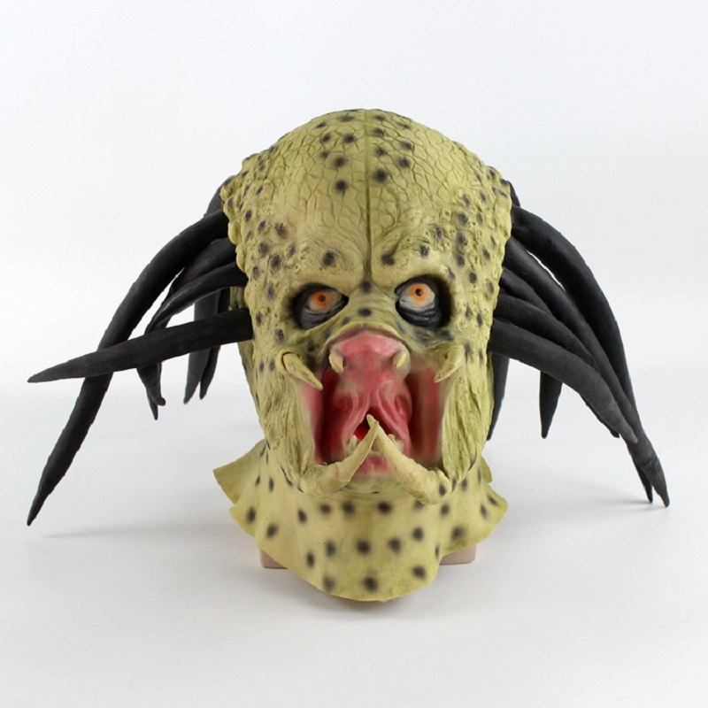 Predator Full Head Face Mask Κράνος Ενηλίκων Cosplay Costume Prop Μάσκα Πάρτι Για Το Halloween Stage Show