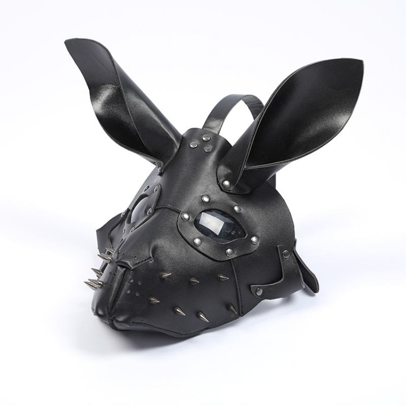 Punk Mask New Bunny Girl Halloween Playing Props Αποκριάτικη Μάσκα Νυχτερινού Κέντρου Σχεδιασμένη Για Πάρτι Και Μπαρ