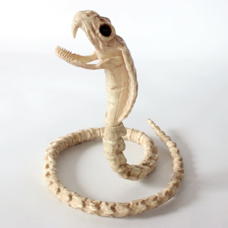 Skeleton Cobra Snake Bone Haunted House Διακόσμηση Εύκαμπτο Σώμα