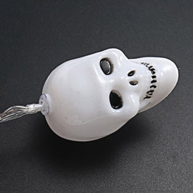 Skelton Led String Lights For Hallows' Day Decoration New Style Skull Spirit Festival Διακοσμητικές Αλυσίδες Φωτισμού