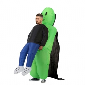 Vampire Cloak Et Alien Inflatable Στολή Πράσινη Φουσκωτή Ghost Cosplay Dress Up Party Prank