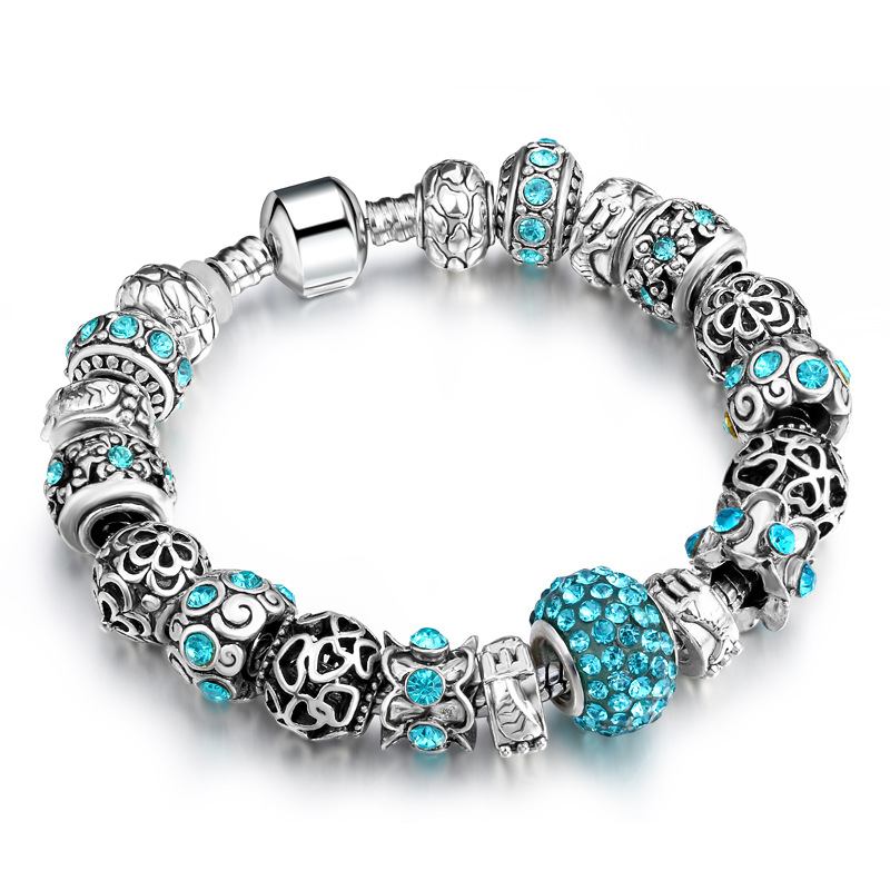 2023 Pandora Fantasy Gemstone Bracelet Σχεδίαση Πολλών Στοιχείων Young Trendy Για Κορίτσια