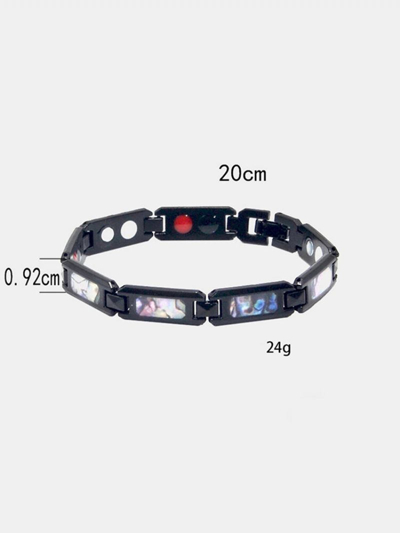 Βραχιόλι Ενέργειας 1 Τεμ. Alloy Fashion Magnet Magnetic Therapy Health Energy Bracelet