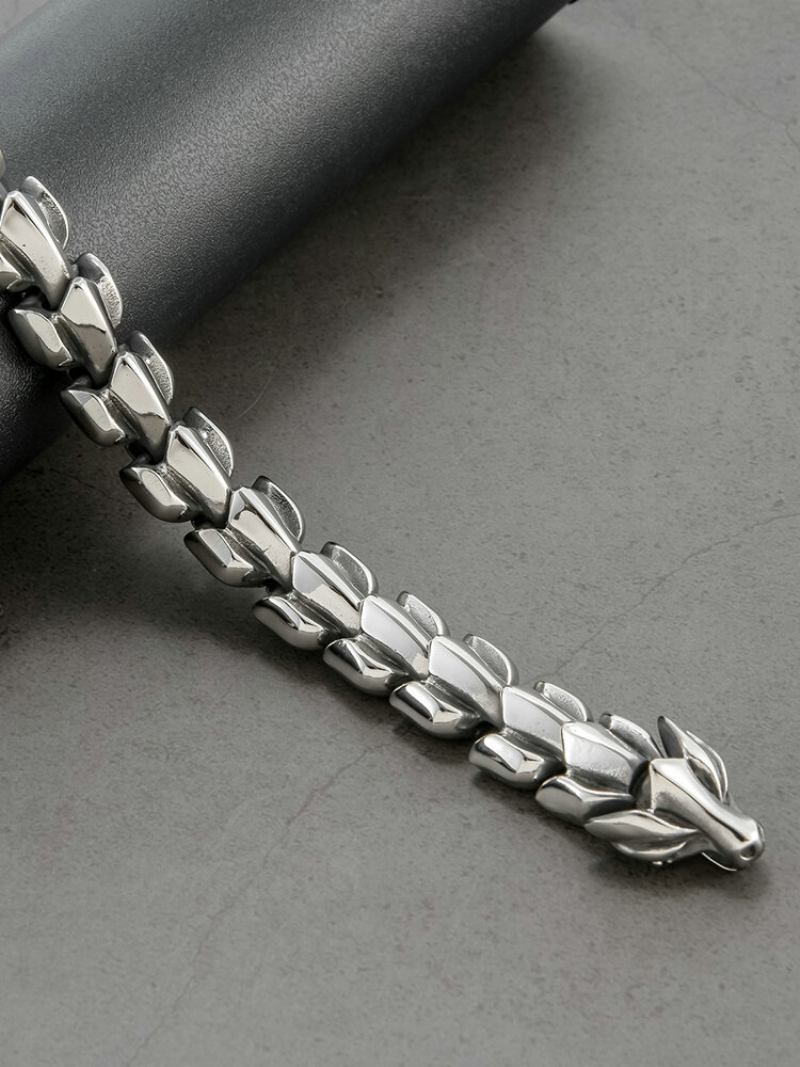 Vintage Ανδρικό Βραχιόλι Από Titanium Steel Personality Keel Chain