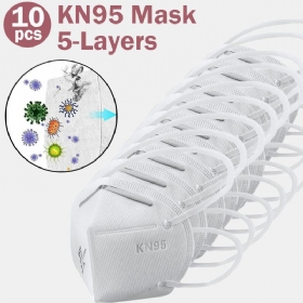 10 Τεμ / Συσκευασία 0f Kn95 Masks Pasted The Gb-2626-kn95 Test Pm2.5 Filter Mask