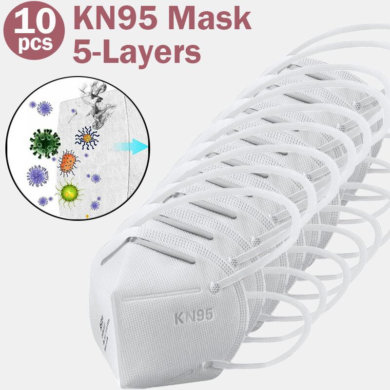 10 Τεμ / Συσκευασία 0f Kn95 Masks Pasted The Gb-2626-kn95 Test Pm2.5 Filter Mask