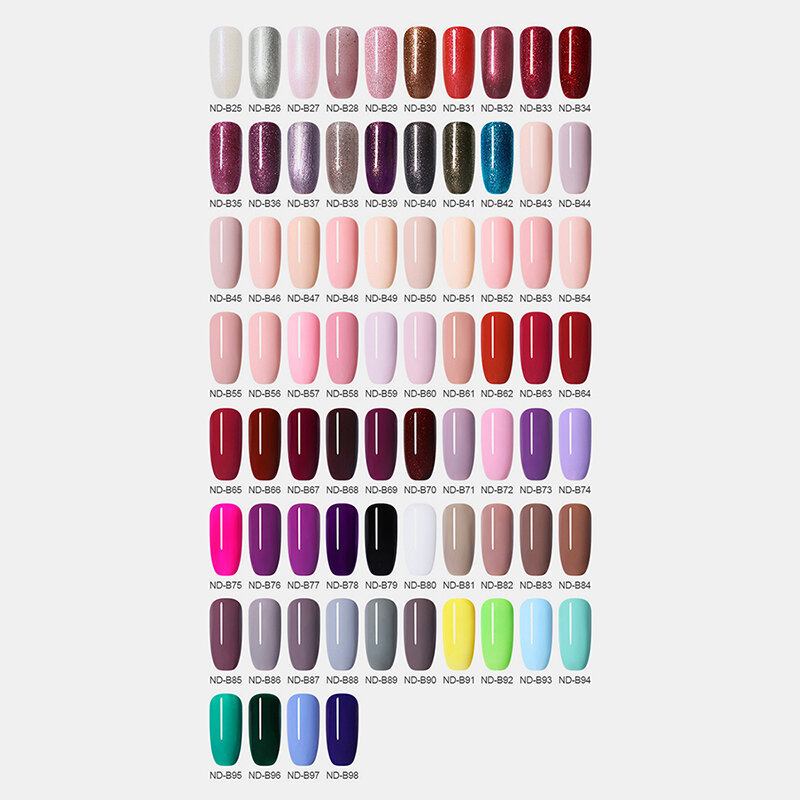 3 Σε 1 Gel Βερνίκι Νυχιών Στυλό Glitter One Step Nail Art Gel Polish 74 Χρώματα Εύκολο Στη Χρήση Uv Gel