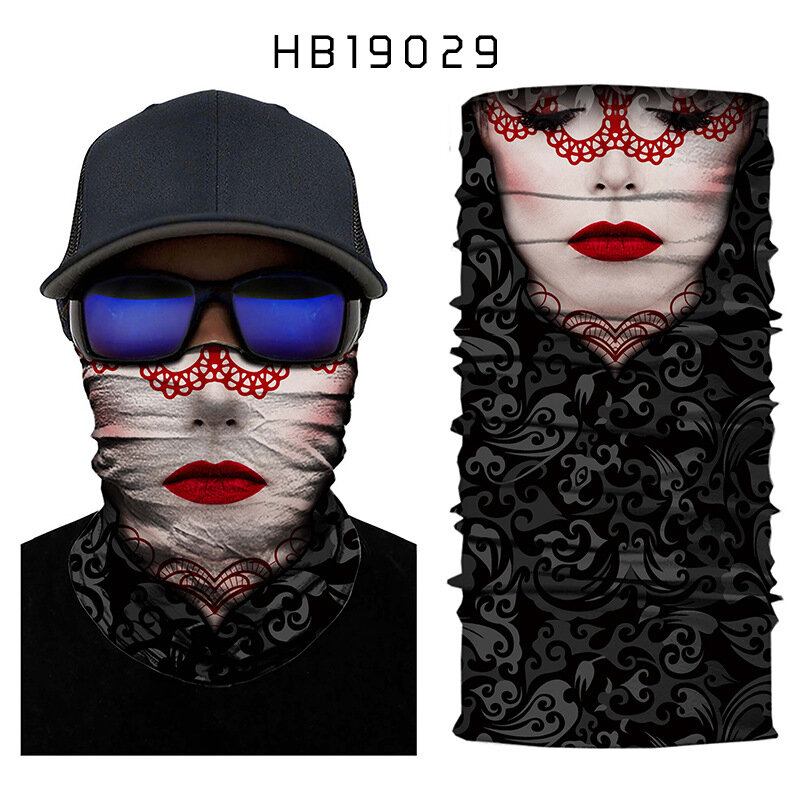 3d Joker Digital Printing Sports Variety Magic Riding Hood Κουκούλα Μάσκας