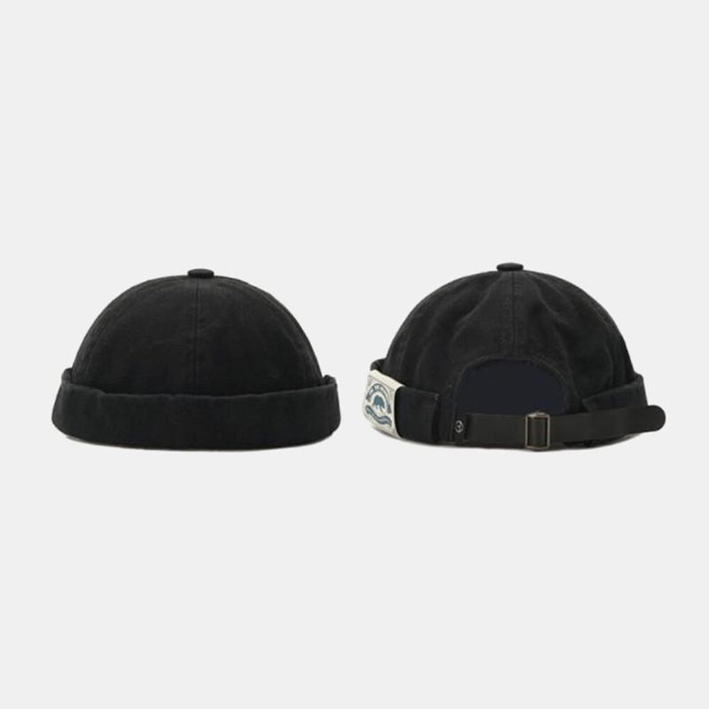 Ανδρικά Και Γυναικεία Ρετρό Street Hip Hop Skull Caps Wild Cap Καπέλα Χωρίς Γείσο