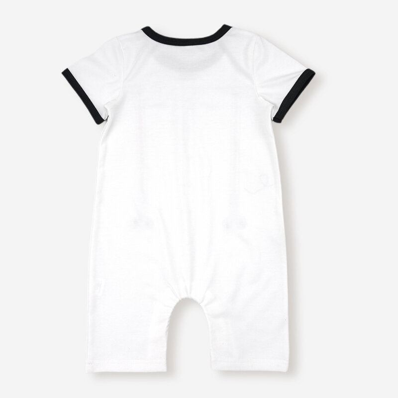 Baby Gentleman Κοντά Μανίκια Casual Rompers Για 3-24m