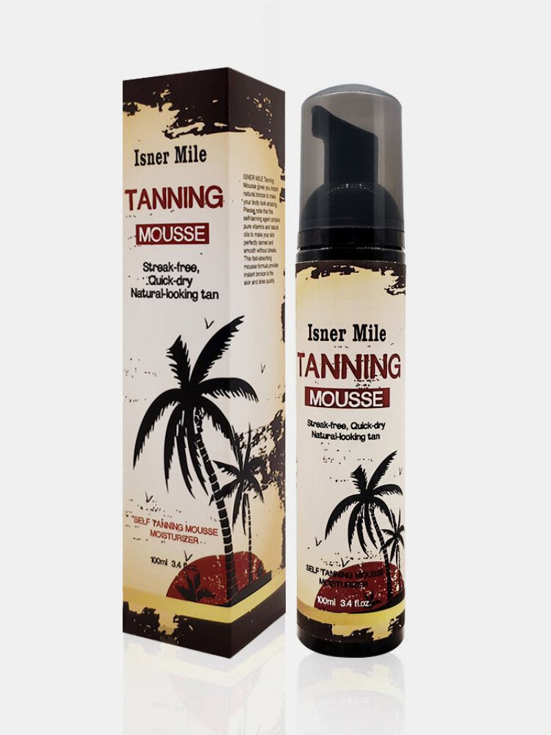 Body Self Tanner Cream Summer Wheat Color Mouse Tanning For Bronzer