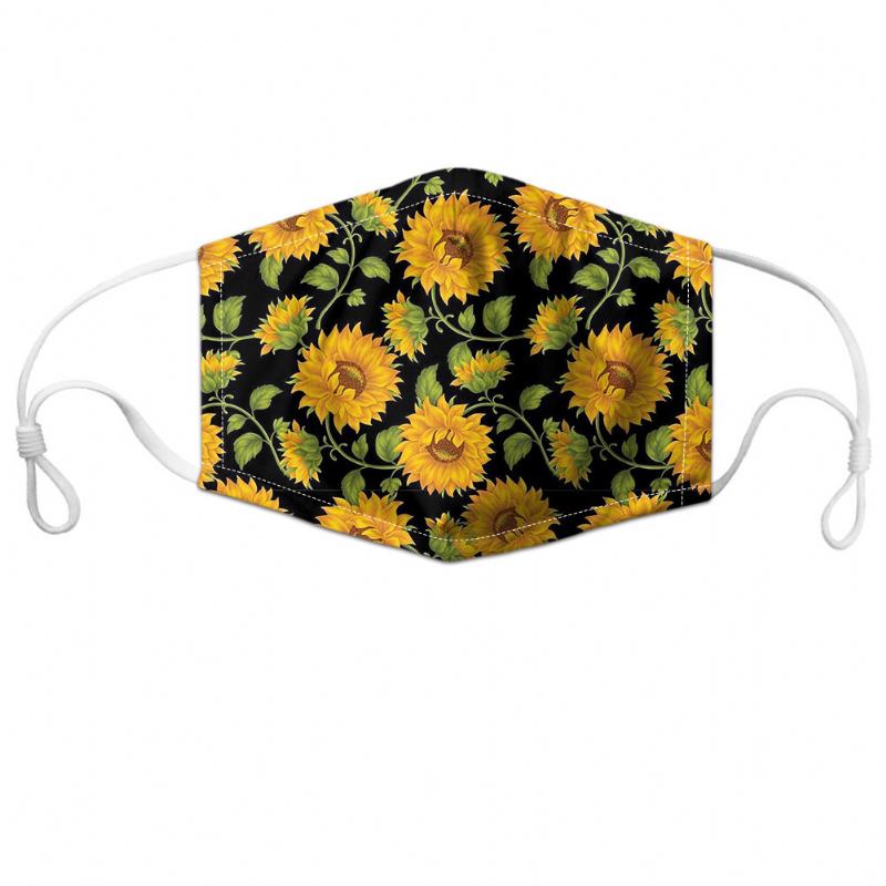 Dasiy Flower Print Face Mask Σετ Φλάντζας 7 Τεμαχίων Μάσκες Daisy Pm2.5