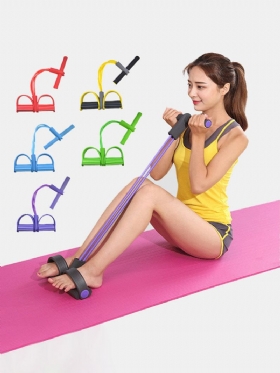 Fitness Elastic Sit Up Pull Rope Abdominal Exerciser Βολικό Εξολκέα Αστραγάλου Με Σχοινί