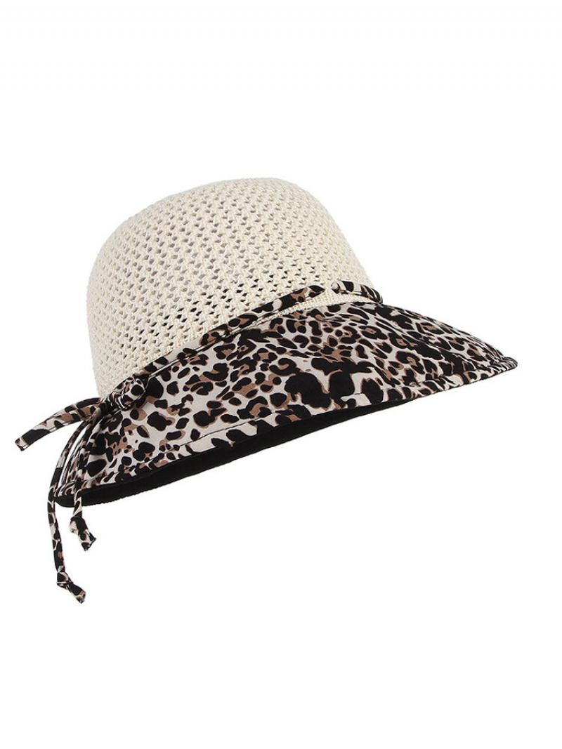 Γυναικείο Καπέλο Με Κουβά Αντηλιακό Vogue Leopard Summer Breathable Outdoor Casual Travel Sea