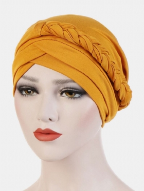 Jassy Milk Silk Μονόχρωμο Καπέλο Μπαντάνα Beanie