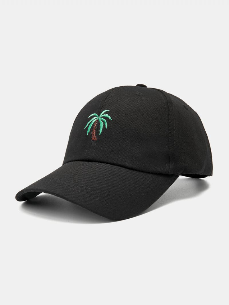 Jassy Unisex Cotton Outdoor Casual Palm Tree Vacation Κεντημένο Καπέλο Μπέιζμπολ