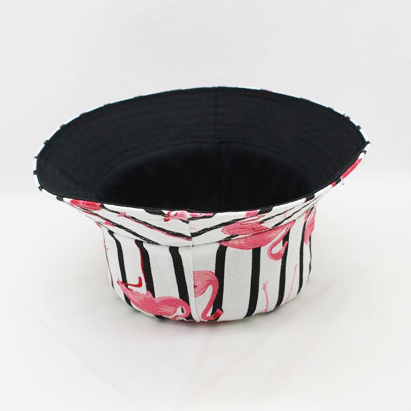 Καπέλο Με Μοτίβο Flamingo Summer Outdoor Sunscreen Visor Fisherman Bucket