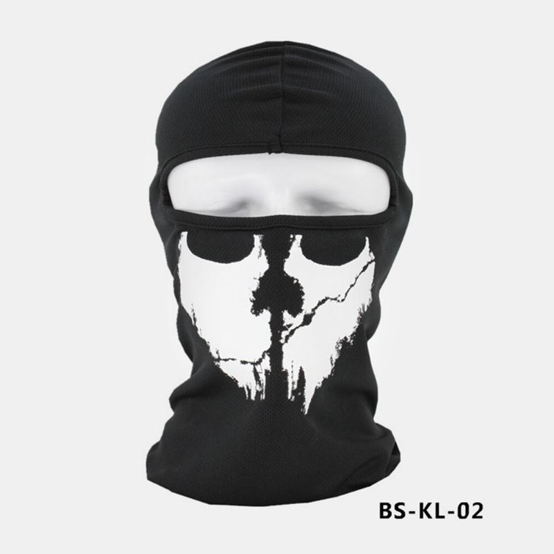 Μάσκα Με Μοτίβο Κρανίου Για Halloween Outdoor Cs Head Cover