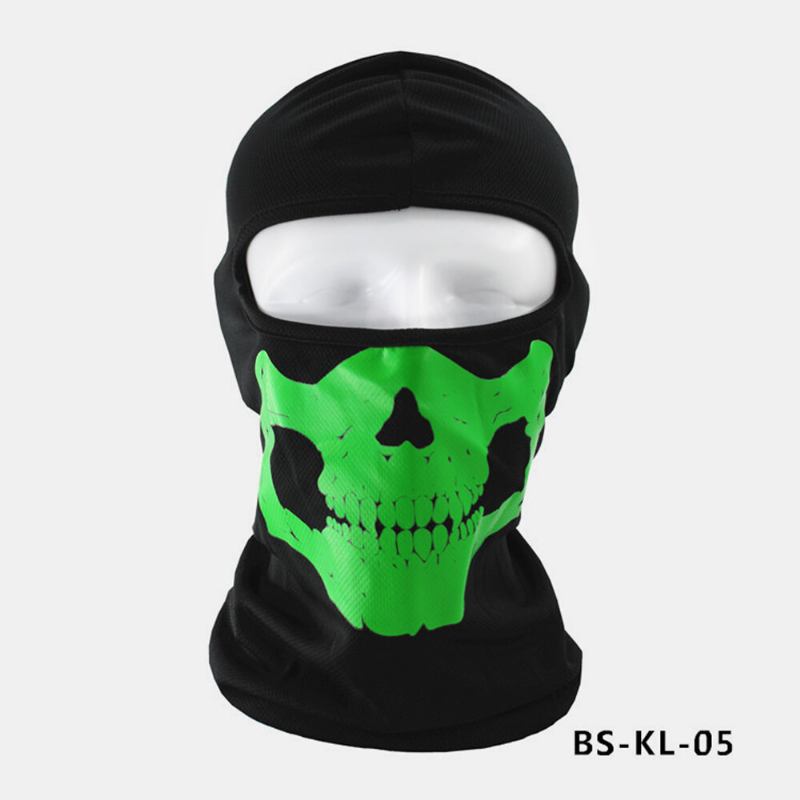 Μάσκα Με Μοτίβο Κρανίου Για Halloween Outdoor Cs Head Cover