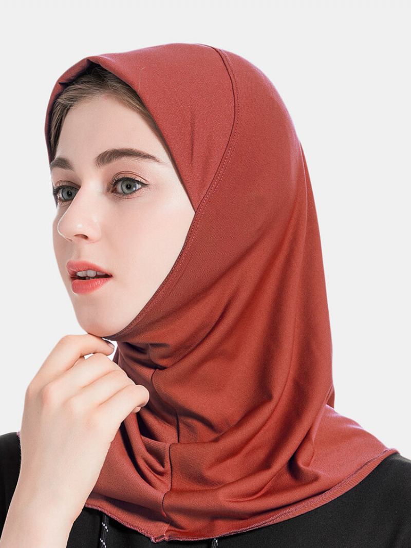 Μουσουλμανικό Κασκόλ Hijab Γυναικεία Κάνναβη Από Συμπαγές Κρυστάλλινο