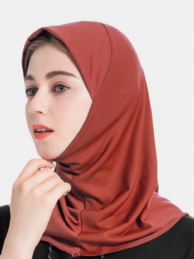 Μουσουλμανικό Κασκόλ Hijab Γυναικεία Κάνναβη Από Συμπαγές Κρυστάλλινο