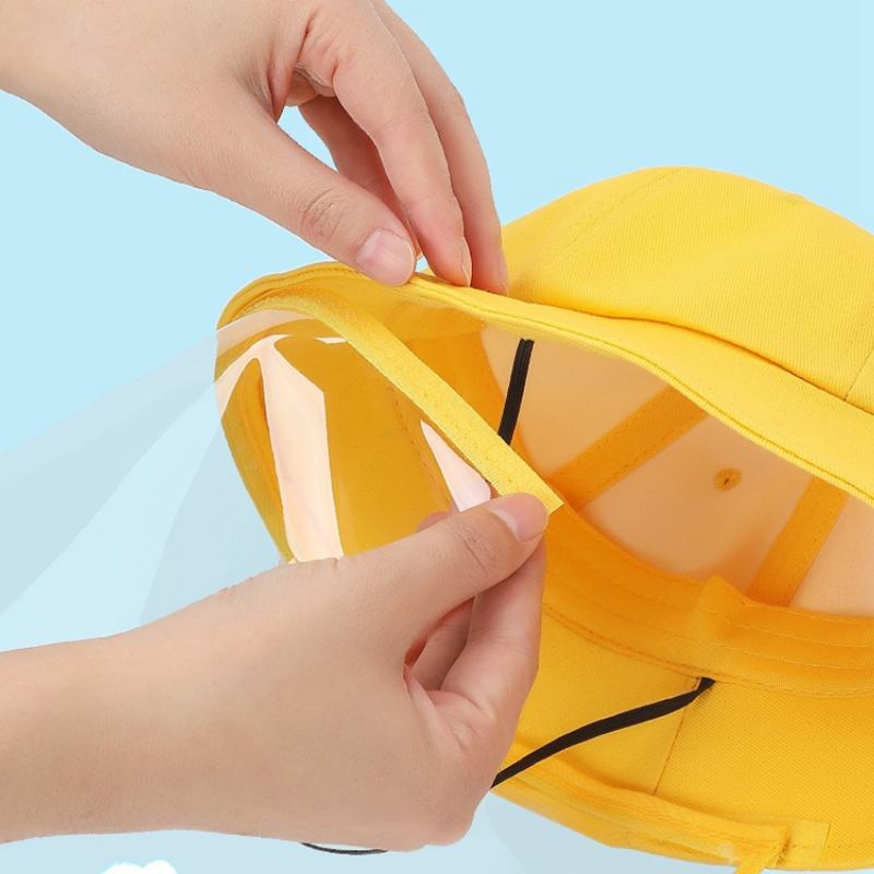 Παιδικό Καπέλο Κατά Της Ομίχλης Dustproof Bucket Yellow Για Αγόρια Και Κορίτσια Anti-dust