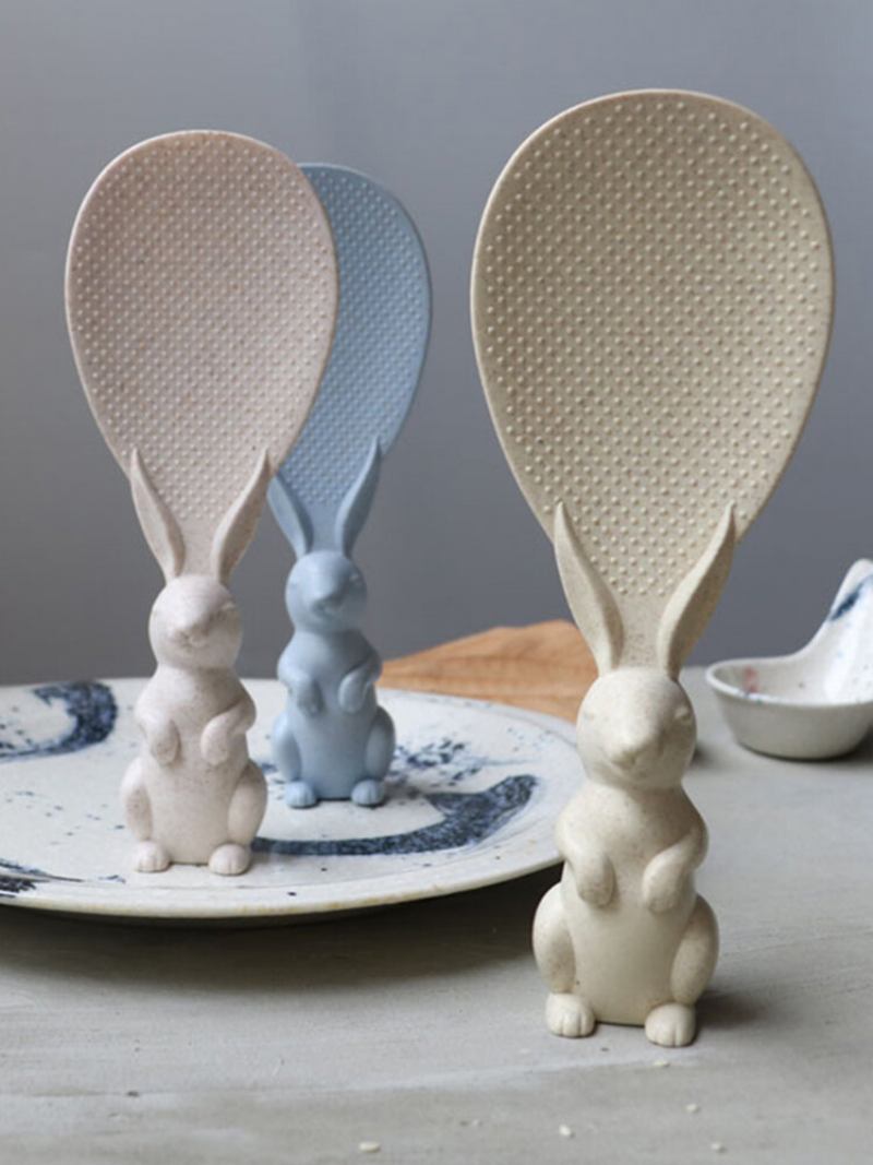 Peter Rabbit Shovel Rice Spoon Υλικό Περιβαλλοντικής Προστασίας Δημιουργικό Χαριτωμένο Κουνέλι Κουτάλι Ρυζιού