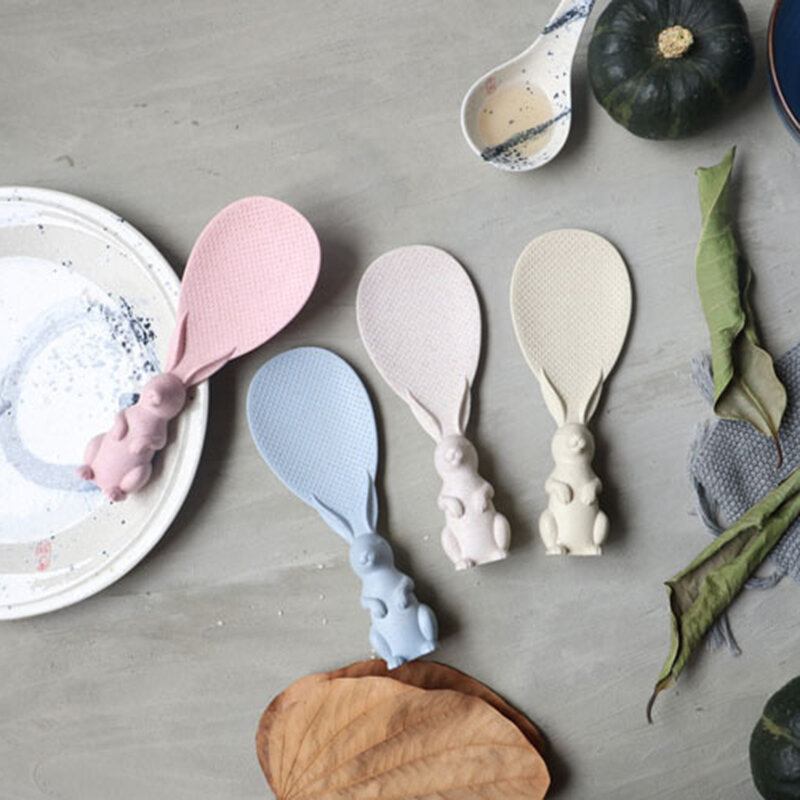 Peter Rabbit Shovel Rice Spoon Υλικό Περιβαλλοντικής Προστασίας Δημιουργικό Χαριτωμένο Κουνέλι Κουτάλι Ρυζιού