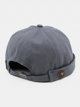 Unisex Cotton All-match Ρυθμιζόμενα Χωρίς Γείσο Beanie Landlord Caps Skull