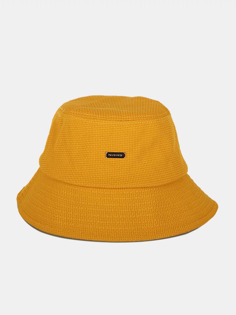 Unisex Polyester Cotton Outdoor Casual Sun Αντιηλιακό Καπέλο Anti-uv Bucket