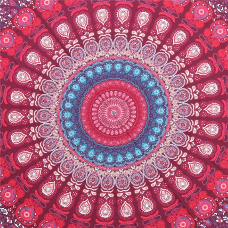 Mandala Beach Scarf Shall Πετσέτα Ταπετσαρία Διακόσμηση Τοίχου