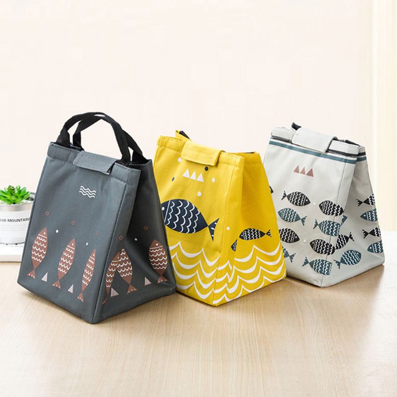 Αδιάβροχη Oxford Cloth To Bag Lunch Box Bag With Rice Bag Με Διατήρηση Θερμότητας & Μεγάλη Χωρητικότητα Για Σχολικά Ταξίδια Στη Δουλειά