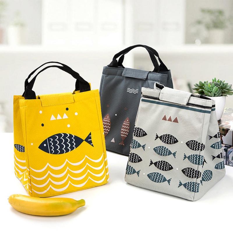 Αδιάβροχη Oxford Cloth To Bag Lunch Box Bag With Rice Bag Με Διατήρηση Θερμότητας & Μεγάλη Χωρητικότητα Για Σχολικά Ταξίδια Στη Δουλειά