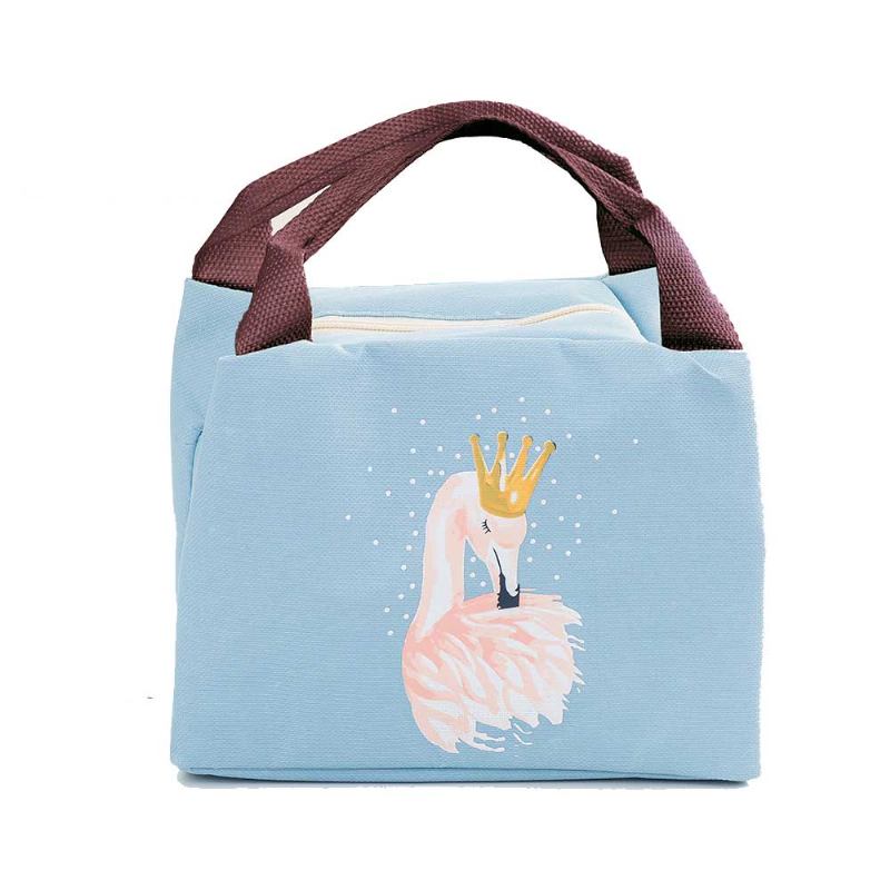 Cartoon Insolated Lunch Bag With Zipper Cooler Bag Δοχείο Μεσημεριανού Γεύματος Για Υπαίθριες Δραστηριότητες Σχολείο Ενήλικες Παιδιά Αδιάβροχη Τσάντα