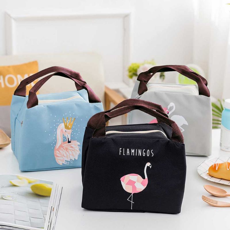 Cartoon Insolated Lunch Bag With Zipper Cooler Bag Δοχείο Μεσημεριανού Γεύματος Για Υπαίθριες Δραστηριότητες Σχολείο Ενήλικες Παιδιά Αδιάβροχη Τσάντα