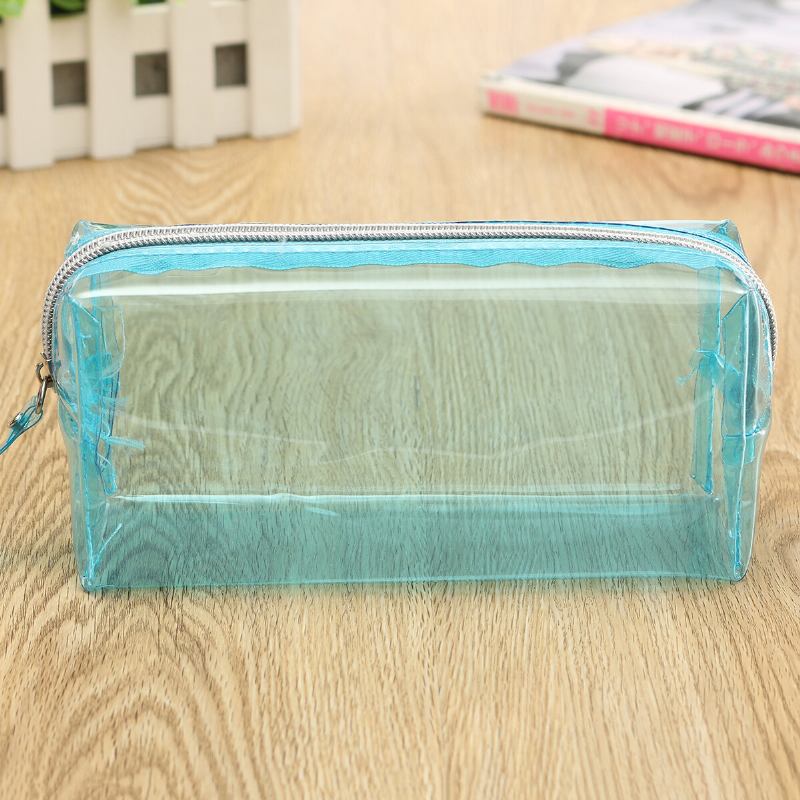 Clear Cosmetic Bags Θήκη Με Φερμουάρ Περιποίησης Πολυλειτουργική Πλαστική Τσάντα Pp Γυναικεία Μακιγιάζ Μέγεθος L