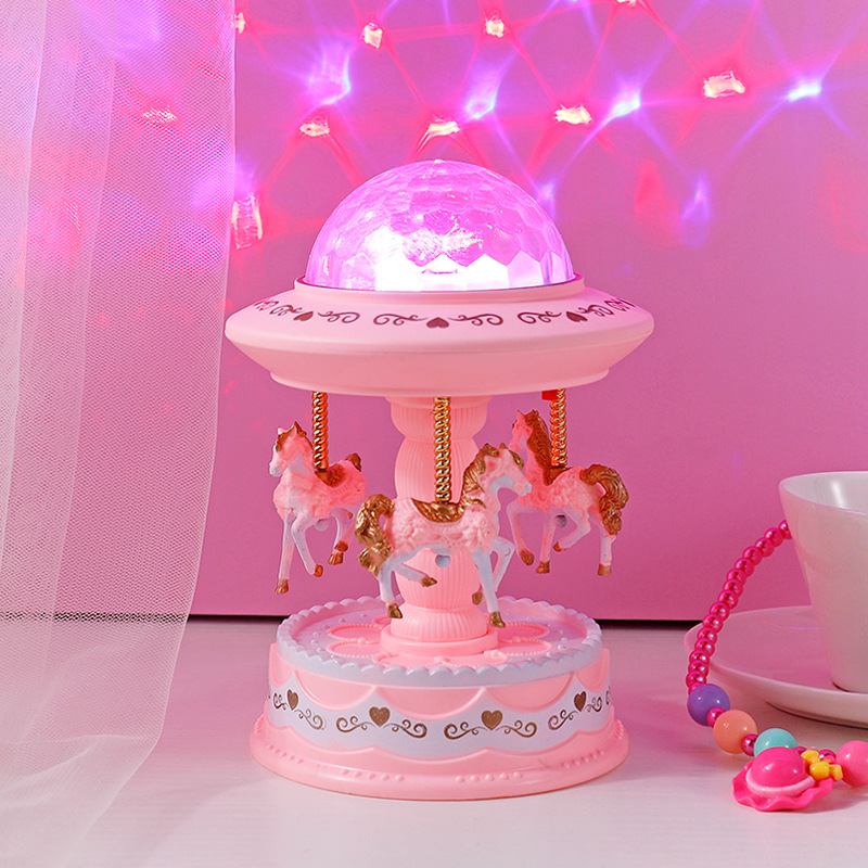 Creative Starry Sky Projector Lamp European Carousel Music Box Χριστουγεννιάτικο Δώρο Γενεθλίων Για Τα Παιδιά