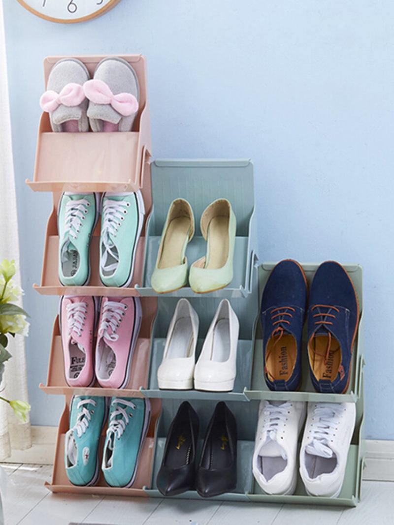 Diy Shoe Rack Holder Organizer Φορείο Ράφι Αποθήκευσης Παπουτσιών