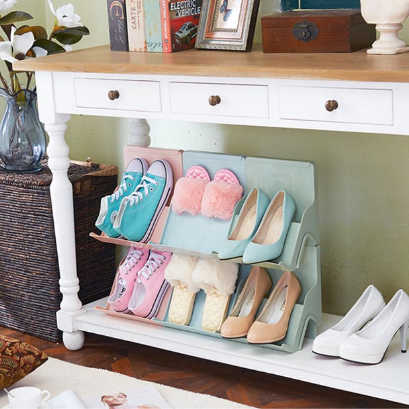 Diy Shoe Rack Holder Organizer Φορείο Ράφι Αποθήκευσης Παπουτσιών